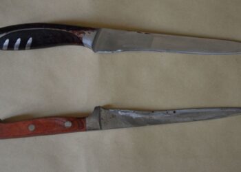 Z nożem na rodziców i policjantów