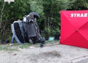 Wypadek! Zginęło dwie osoby
