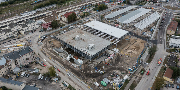 Budowa Dworca Metropolitalnego. Od poniedziałku pojedziemy ul. Dworcową oraz zjazdem z ul. Lubelskiego Lipca ’80