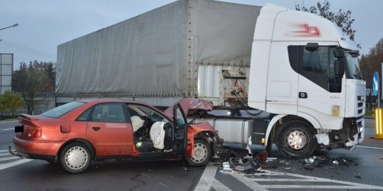 Wólka Dobryńska: Kolizja na DK-2