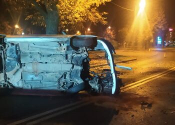 Puławy: Z auta wypadł silnik