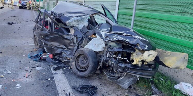 Śmiertelny wypadek na krajowej dwójce.