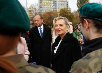 Upamiętnili żołnierzy II Korpusu Polskiego wspólnie z córką generała Władysława Andersa