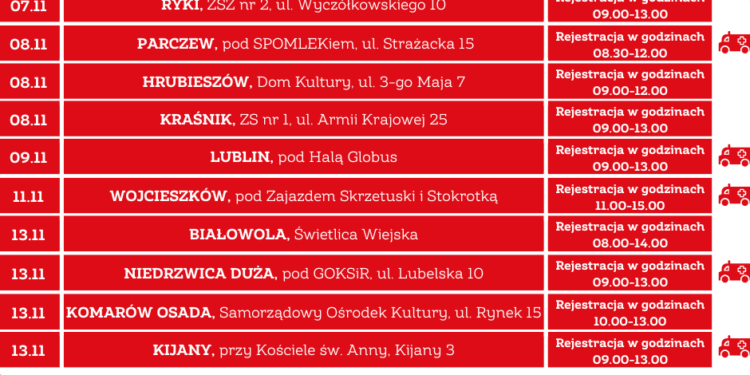 Lubelskie: Tam poleje się krew