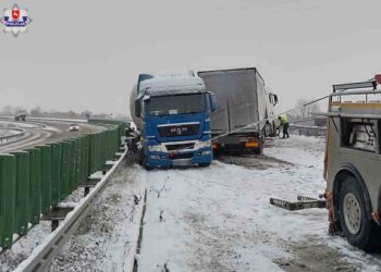 Ponad 40 kolizji w ciągu kilku godzin na drogach Lubelszczyzny