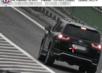 Jechał 130 km/h, w miejscu gdzie obowiązuje ograniczenie do 50 km/h