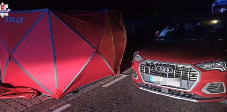 Śmiertelny wypadek na krajowej 74 w Horyszowie