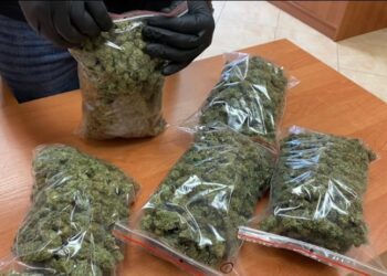 W plecaku niósł prawie kilogram marihuany