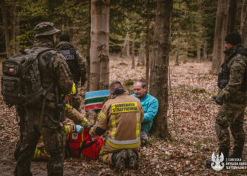 Terytorialsi odszukali grupę uchodźców