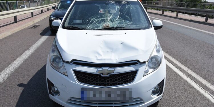 Dęblin: Młoda kobieta wbiegła wprost pod nadjeżdżający samochód