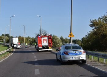 Mężczyzna wjechał wprost pod koła tira. Poniósł śmierć na miejscu