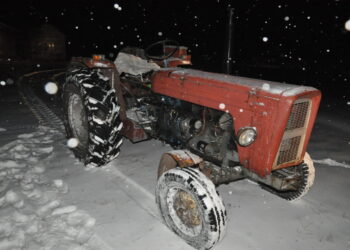 Pościg za pijanym traktorzystą w powiecie łęczyńskim